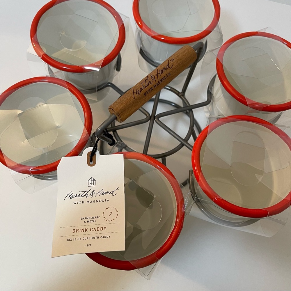 Porcelain Enamel Drink Caddy